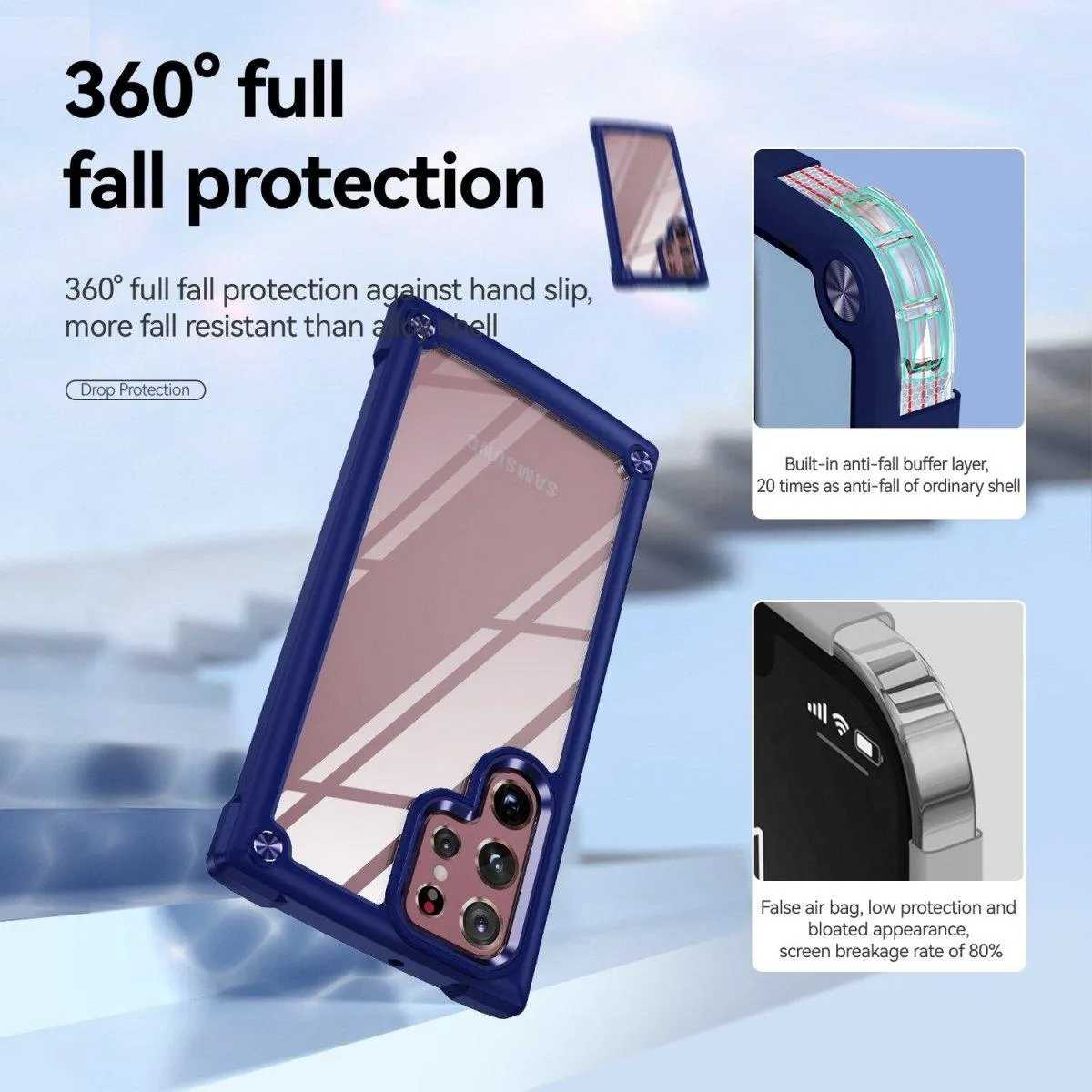 Arcana 6-in-1 Liquid TPU Galaxy Protection Case