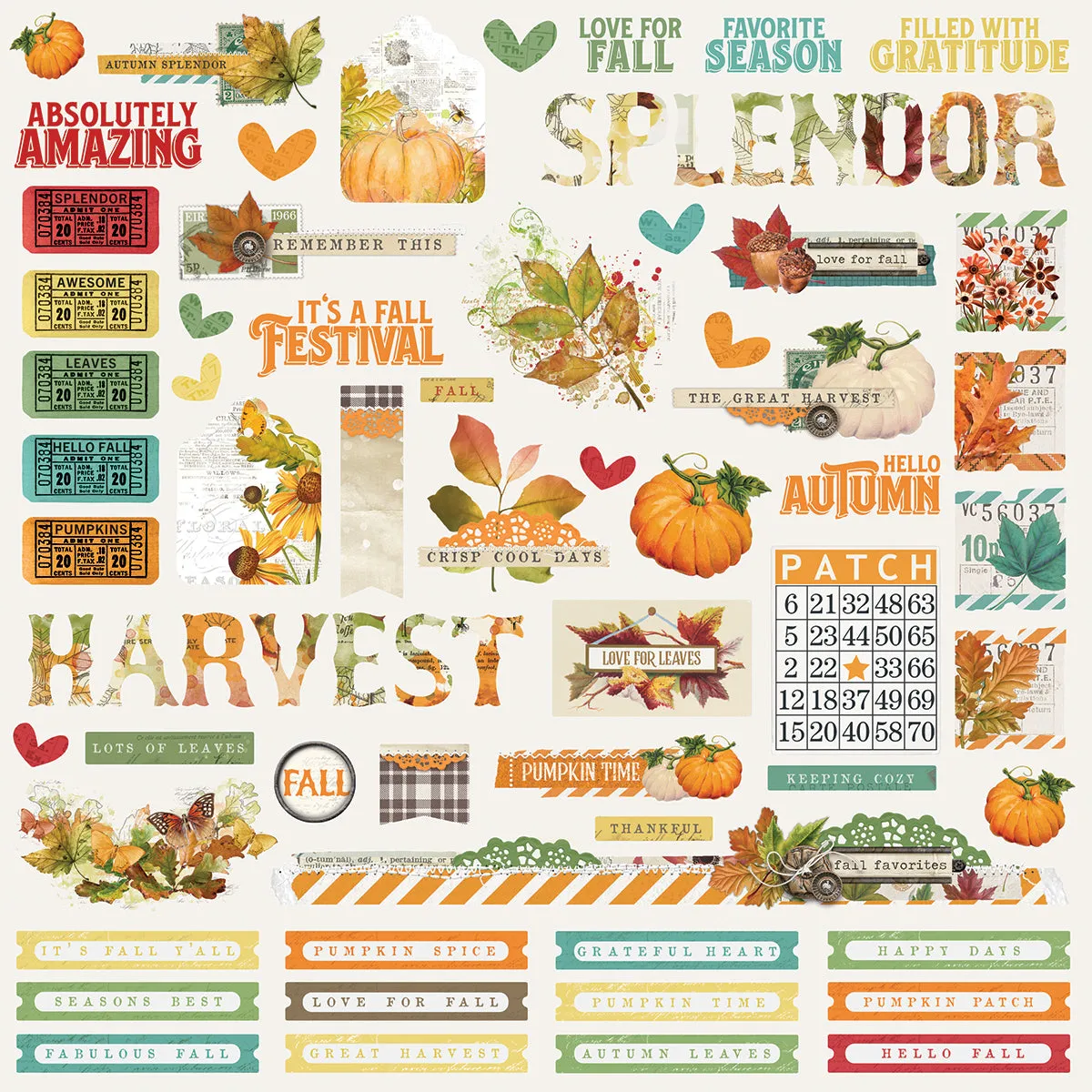 Autumn Splendor 12x12 Collection Kit