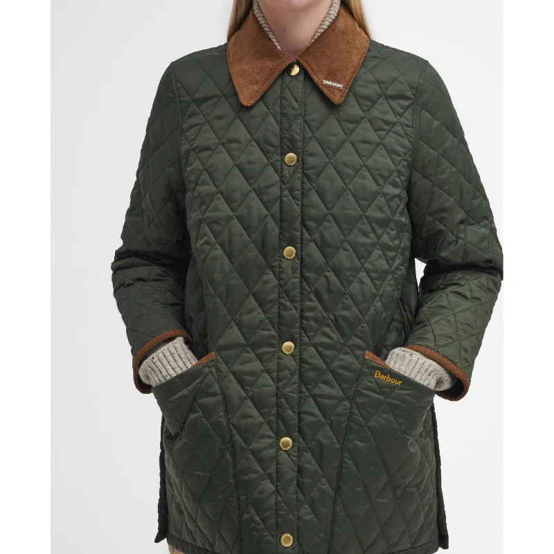 Barbour 30th Anniversary Modern Ladies Liddesdale Jacket - Olive/Classic