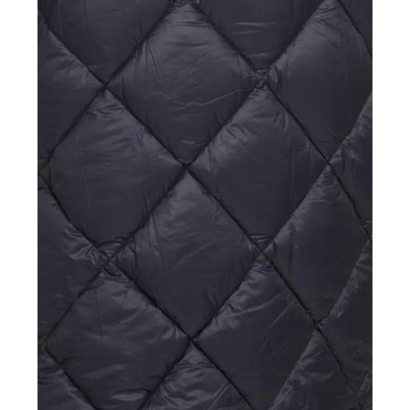 Barbour Ballater Ladies Quilted Coat - Dark Navy/Navy