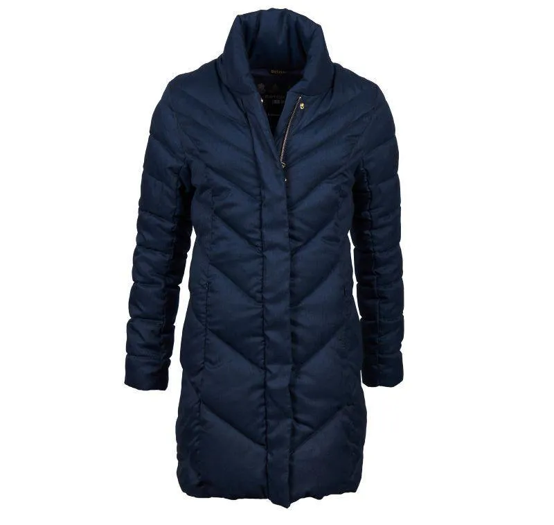 Barbour Barmack Ladies Quilted Jacket - Navy Herringbone