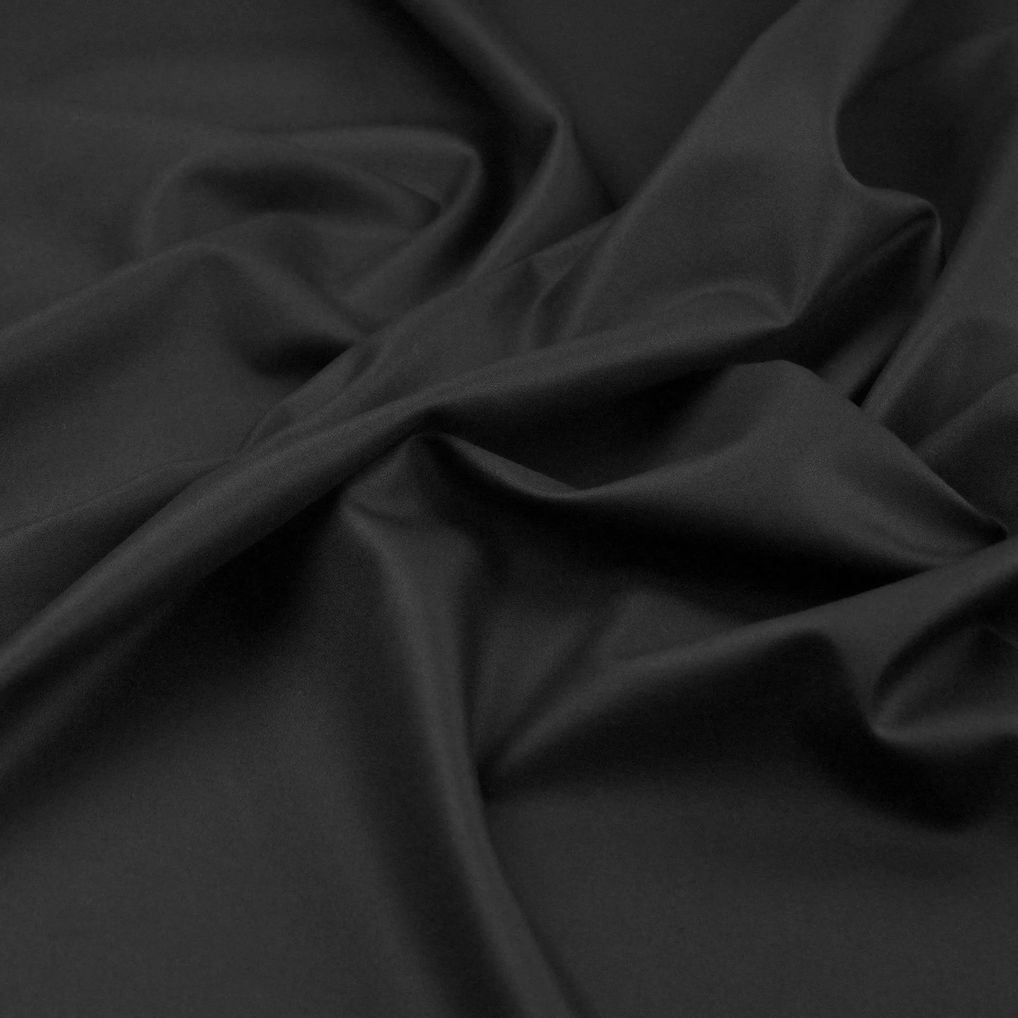 Black Double Weave Stretch Fabric 98898