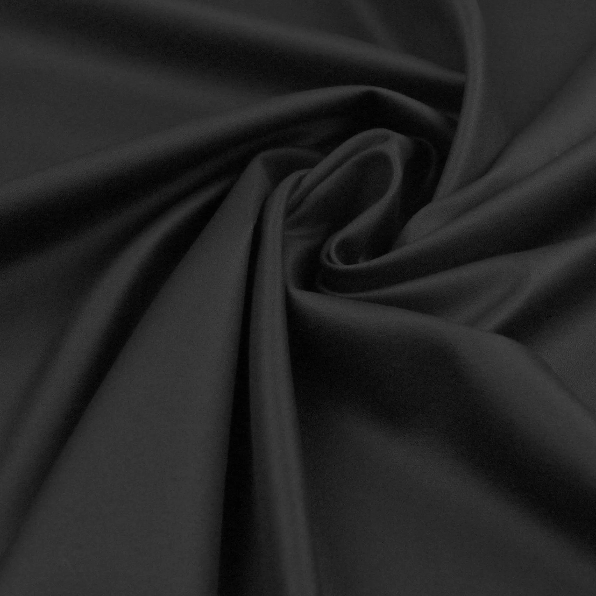 Black Double Weave Stretch Fabric 98898