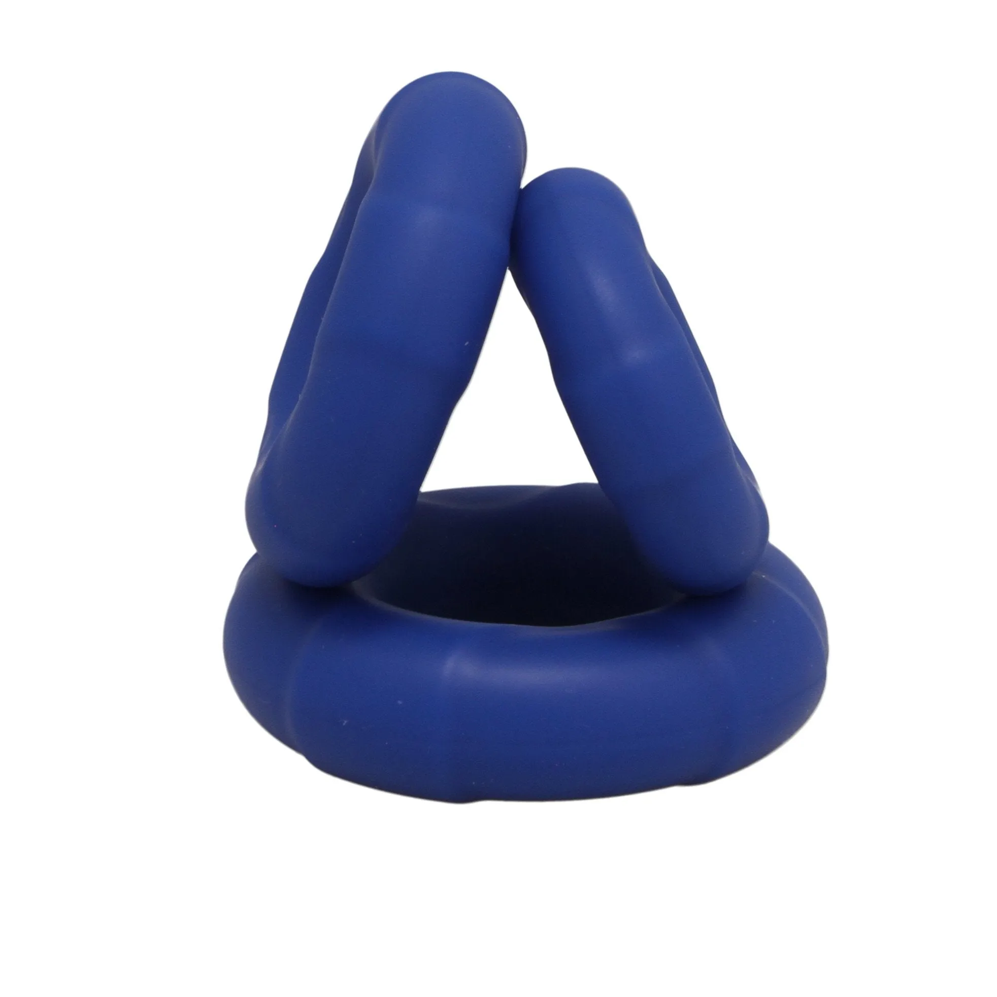 Blue Brawny Thick Cock Ring Set