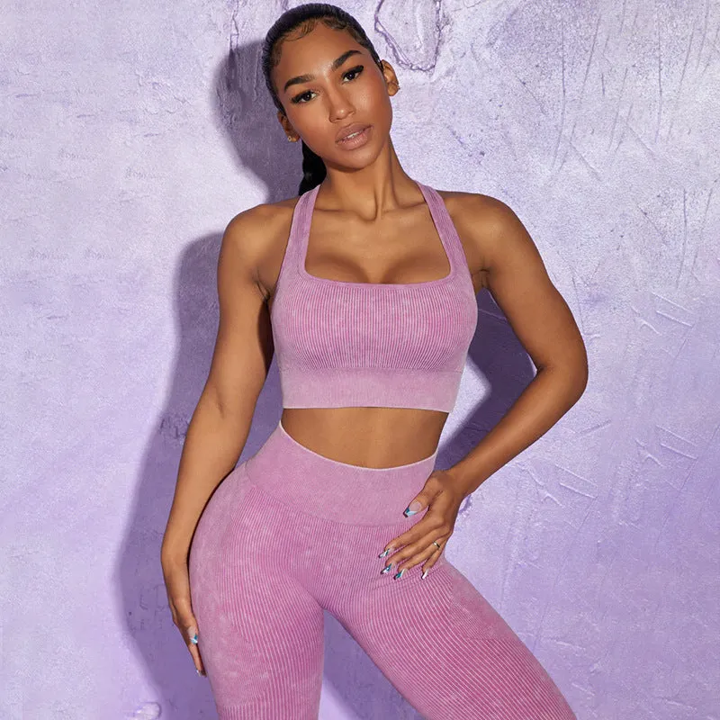 Breathable Criss Cross Bra and Sports Pants