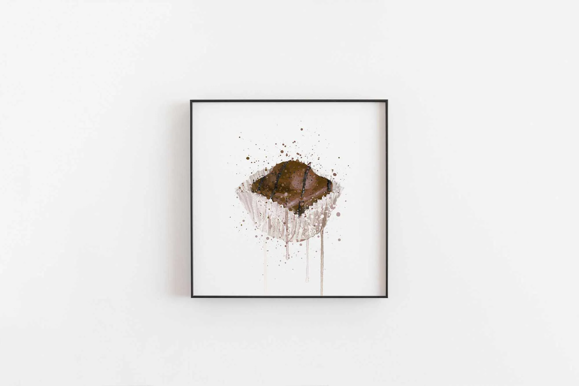 Cake Wall Art Print 'French Fancie Chocolate'