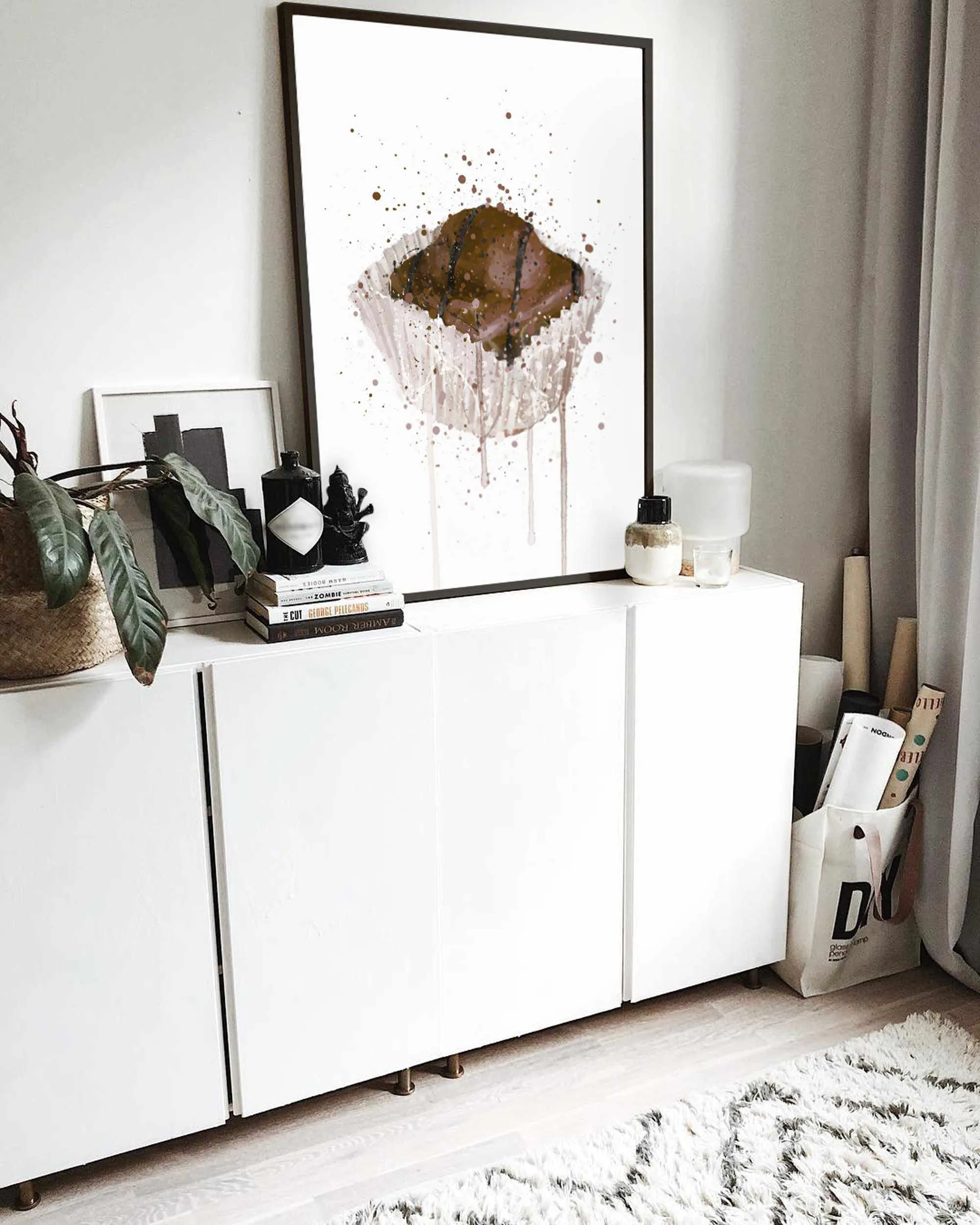 Cake Wall Art Print 'French Fancie Chocolate'