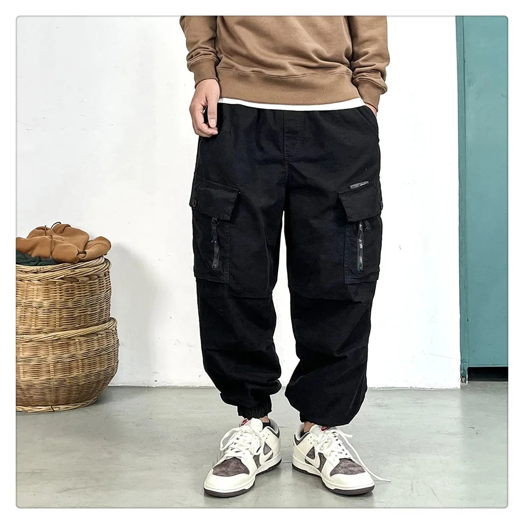 Cuffed Utility Cargo Pants