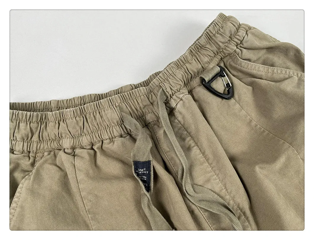 Cuffed Utility Cargo Pants