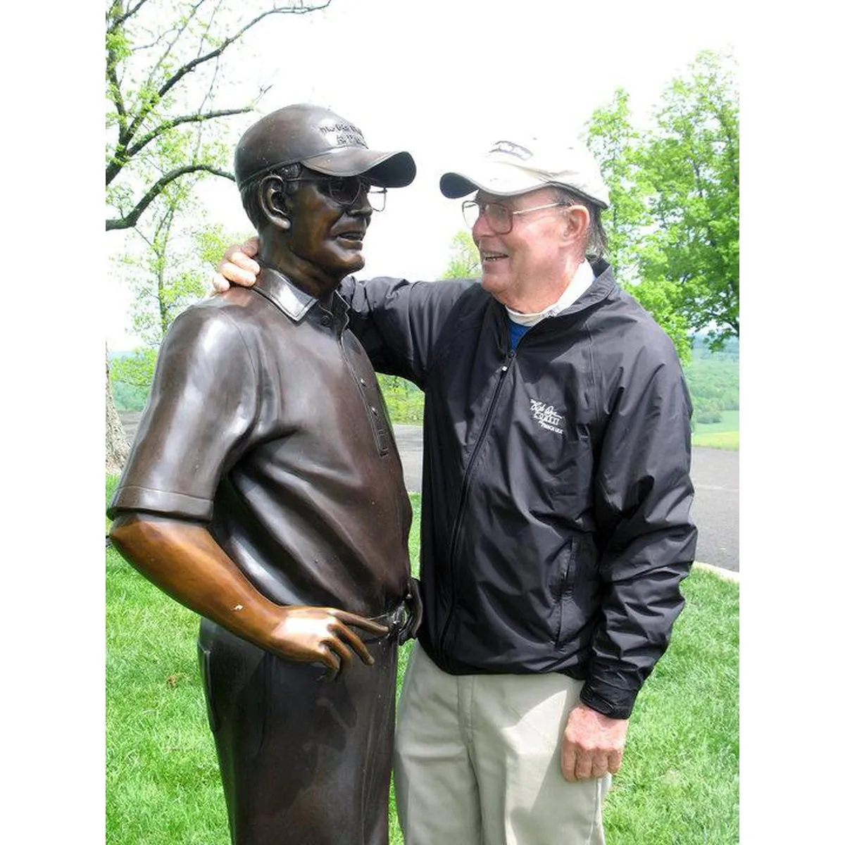 Custom Bronze Statue of Pete Dye