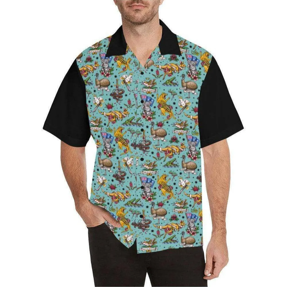 Fair Dinkum! Aussie Fauna Men's Button Up Shirts