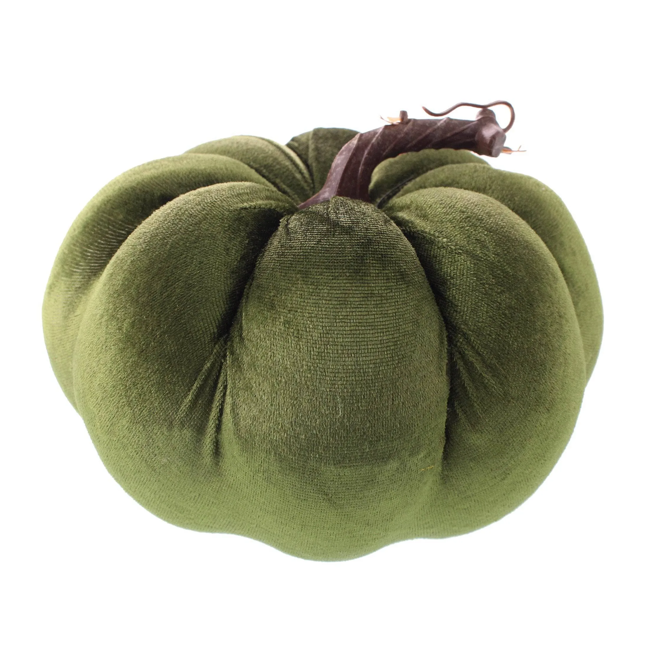 Green Velvet Pumpkin  - 18cm