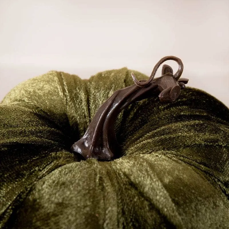 Green Velvet Pumpkin  - 18cm