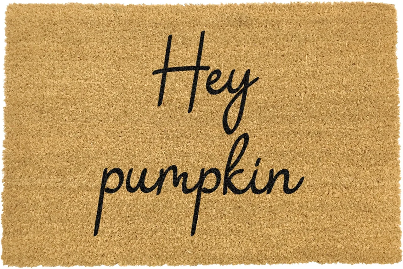 Hey Pumpkin Doormat