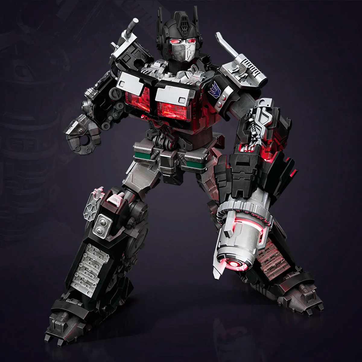 HiPlay Blokees Assembly Model Kits: Transformers Classis Class 08 - Nemesis, Mecha Musume Style, Height 13cm Miniature