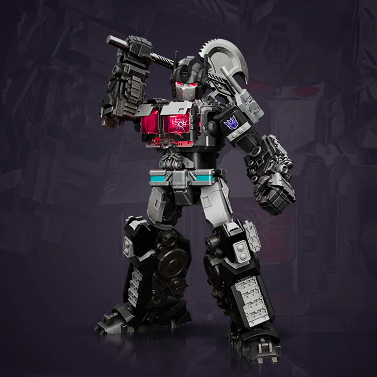 HiPlay Blokees Assembly Model Kits: Transformers Classis Class 08 - Nemesis, Mecha Musume Style, Height 13cm Miniature