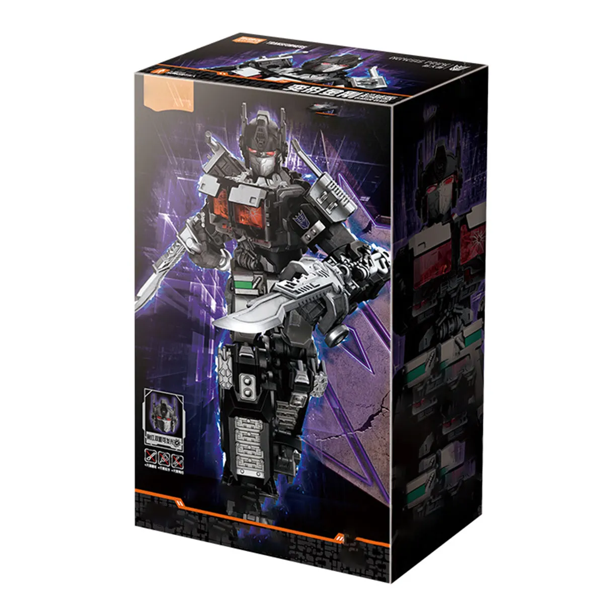 HiPlay Blokees Assembly Model Kits: Transformers Classis Class 08 - Nemesis, Mecha Musume Style, Height 13cm Miniature