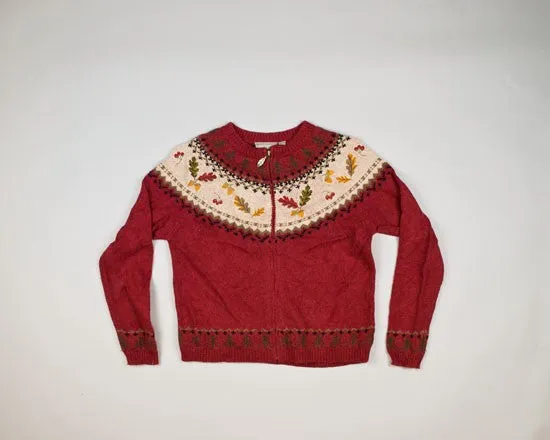 Holiday Leaves-Small Christmas Sweater