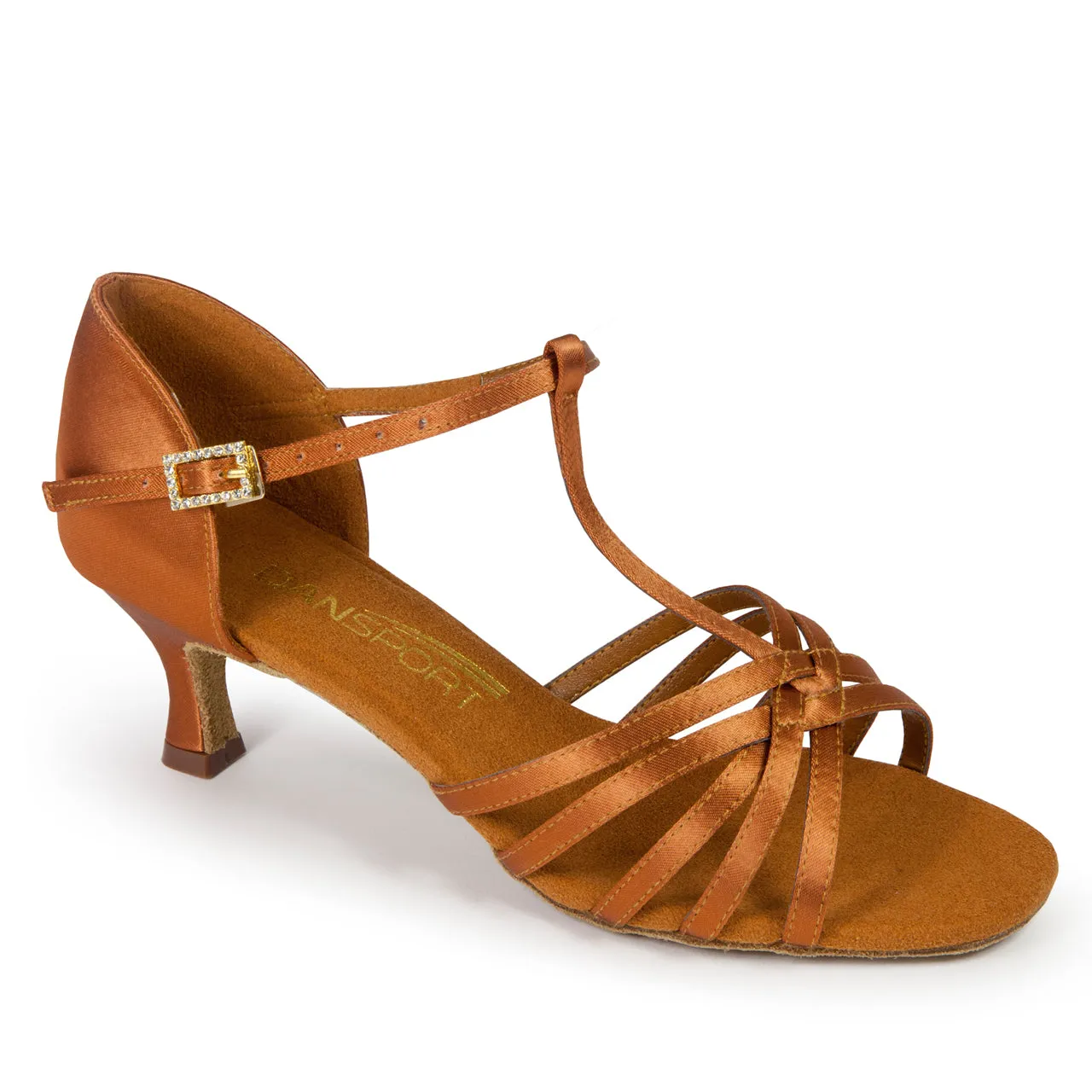 IDS Dansport Basics, L3005, Tan Satin, 2” Heel