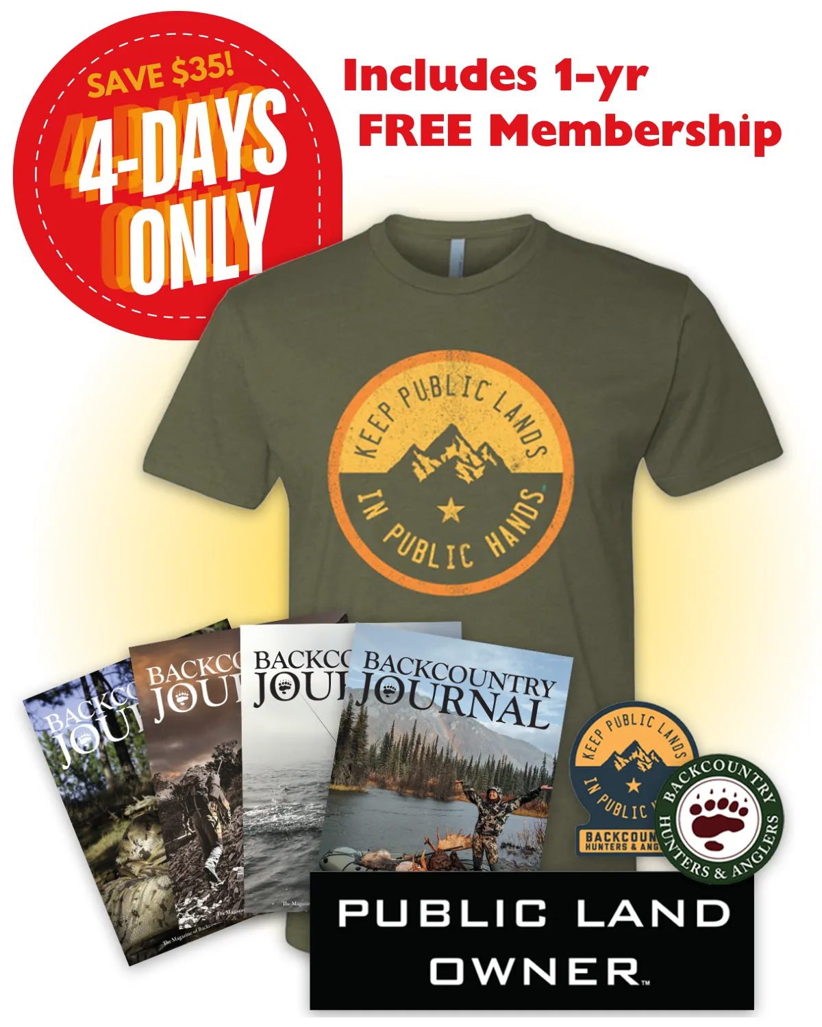 Keep Public Lands in Public Hands Package   FREE 1-Year Individual Membership