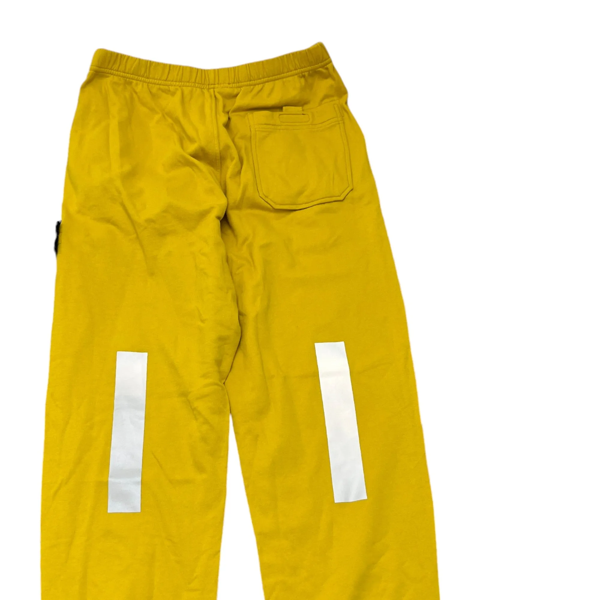 Men's Applique Logo Joggers Yellow Size S