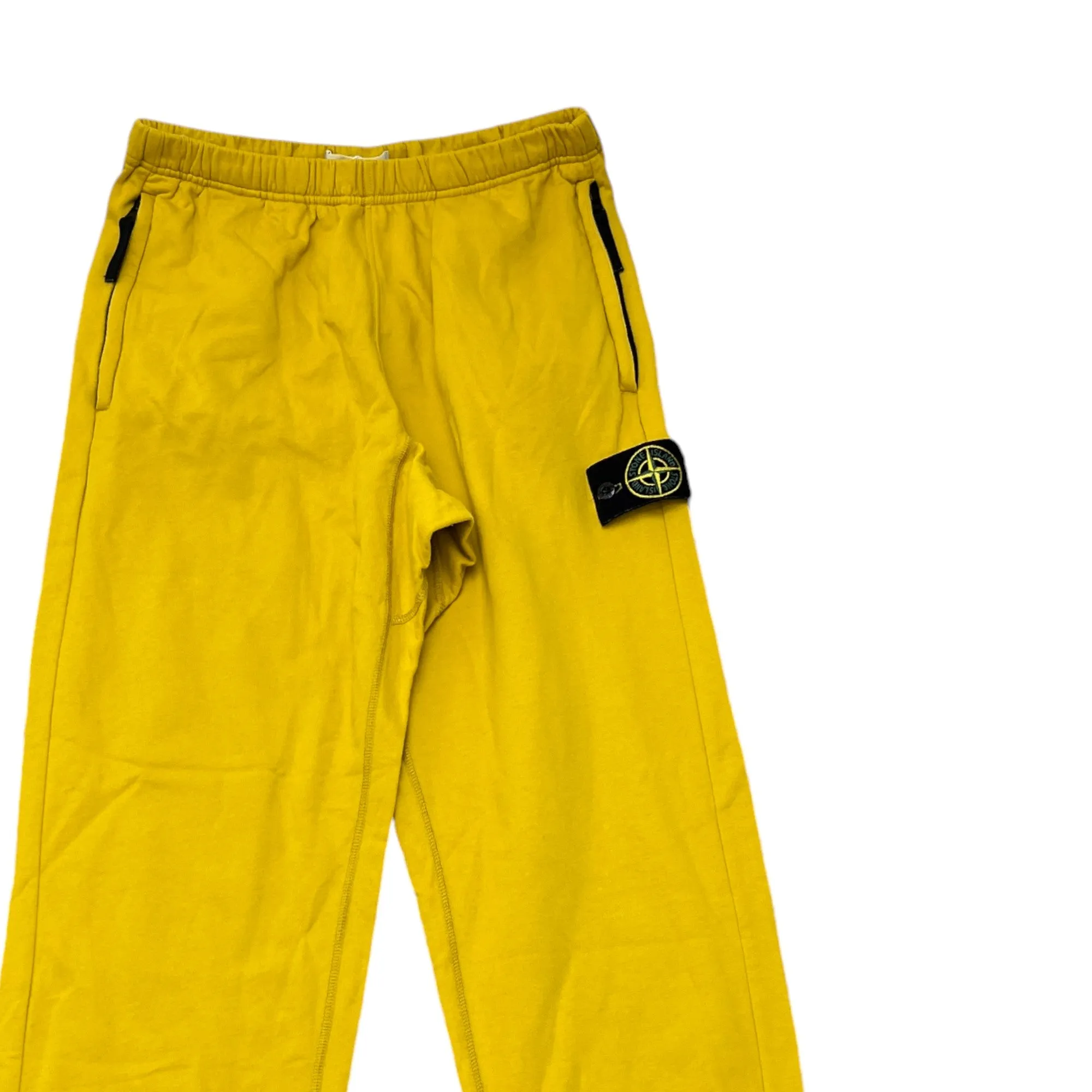 Men's Applique Logo Joggers Yellow Size S