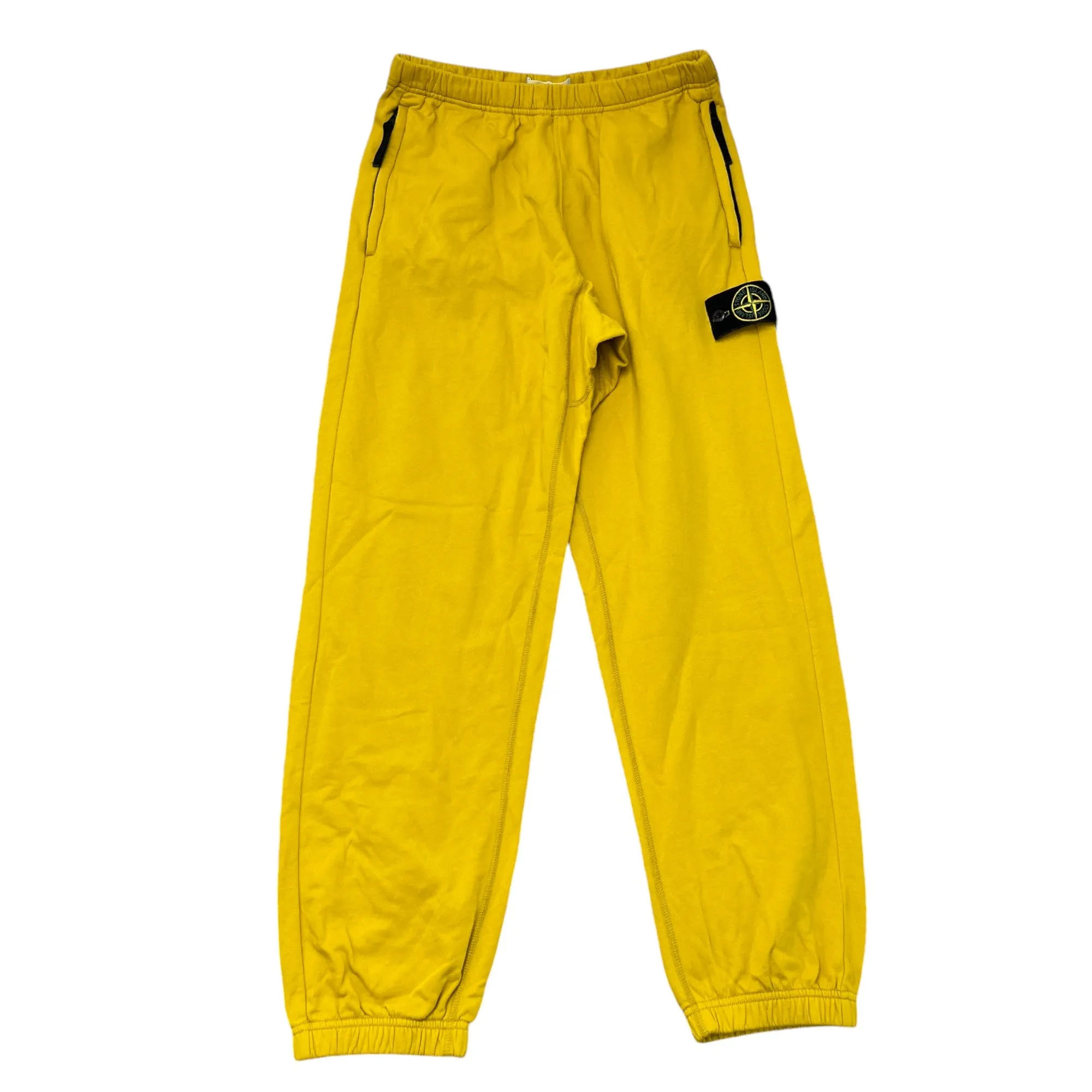 Men's Applique Logo Joggers Yellow Size S