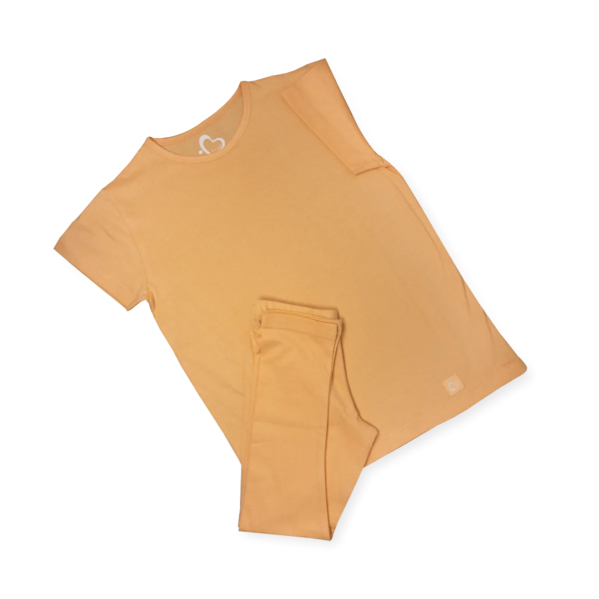 Organic Oversized Jersey Set - Orange