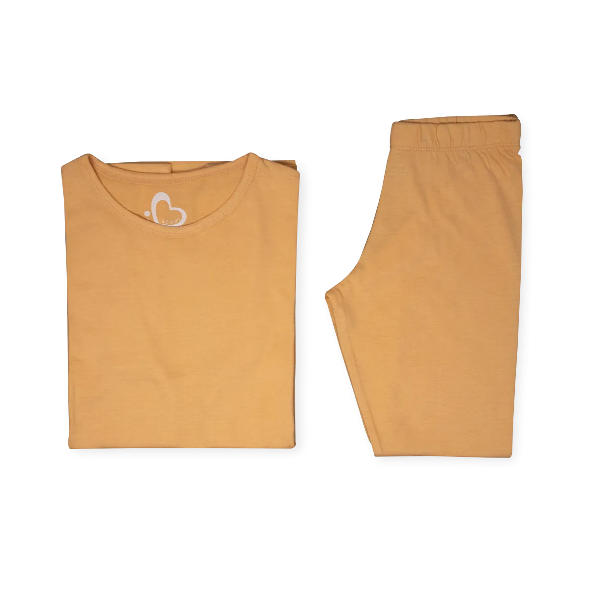 Organic Oversized Jersey Set - Orange