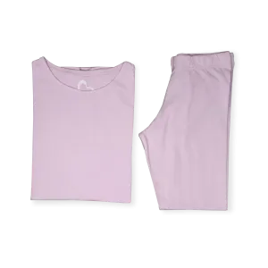 Organic Oversized Jersey Set - Pink