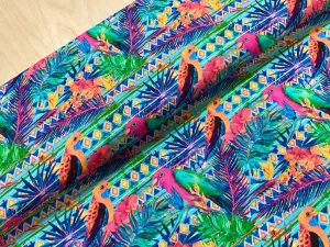 Parakeet Jungle Viscose