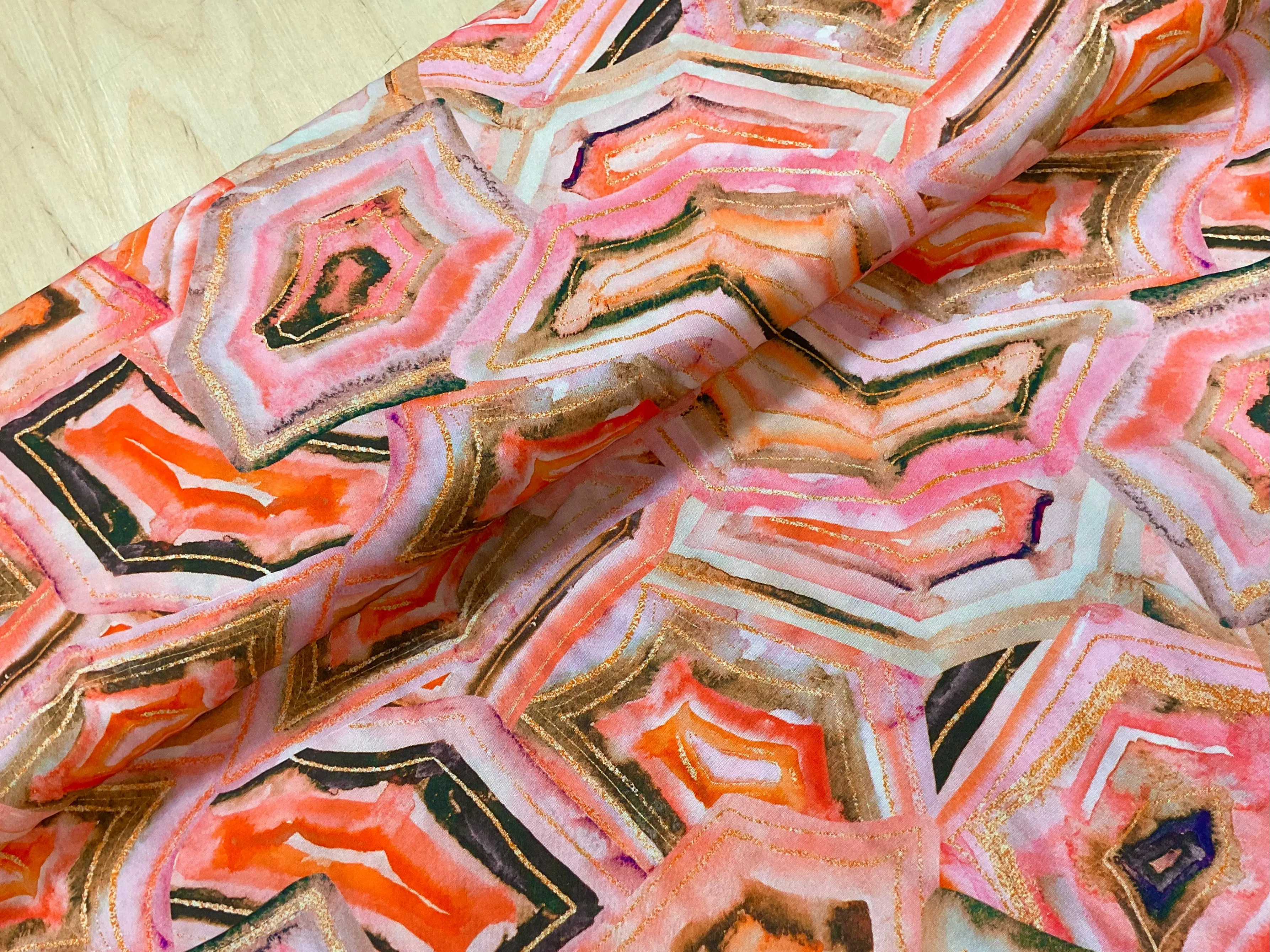 Peach Agate Viscose