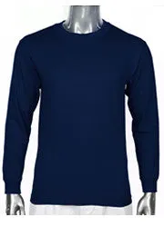 Pro Club Comfort Long Sleeve Navy Blue T Shirt