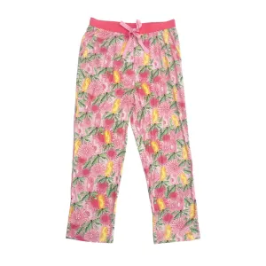 Pyjama Pants - Pink Banksia