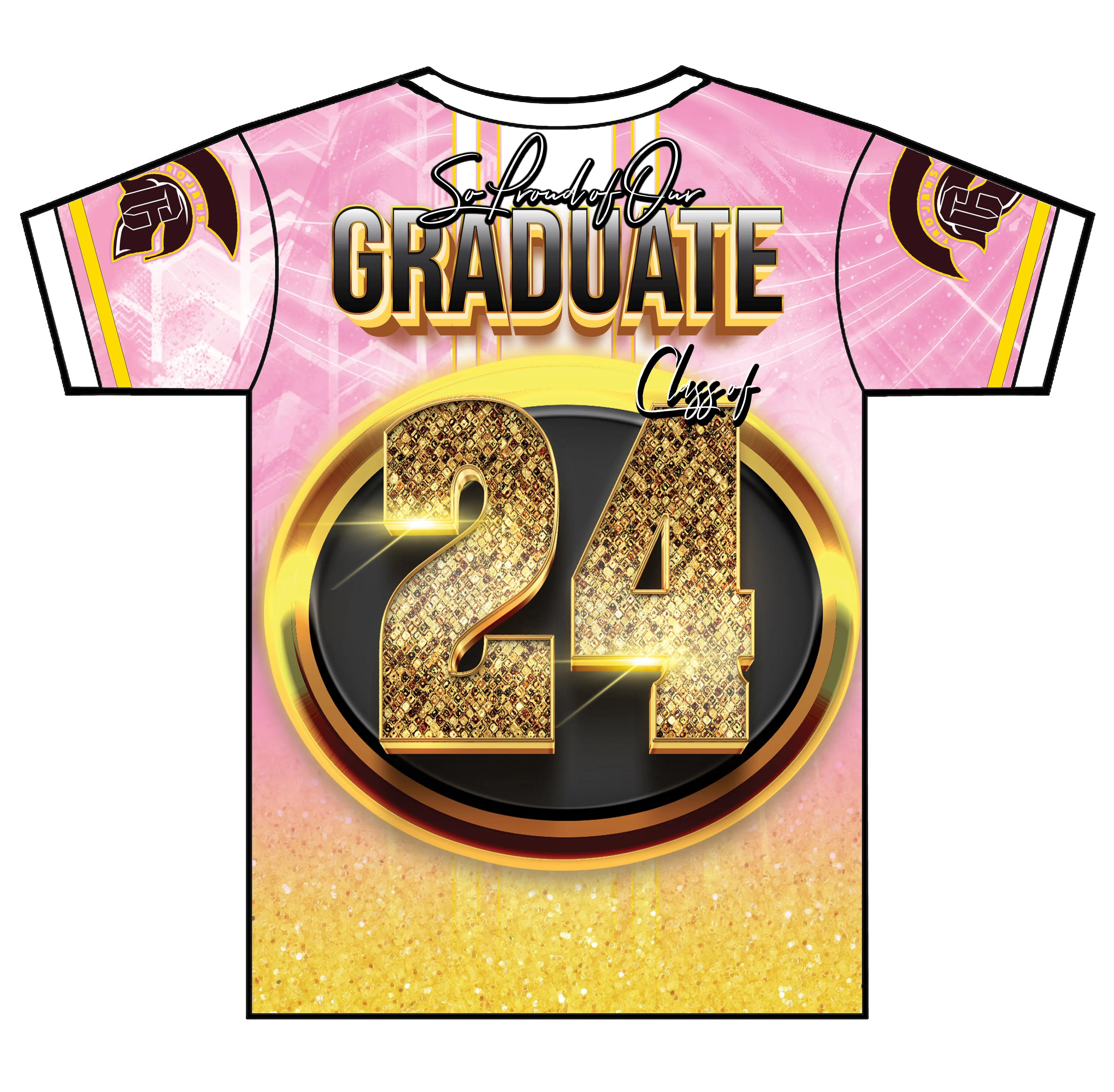 "McKayla" Custom Designed Graduation 3D shirt