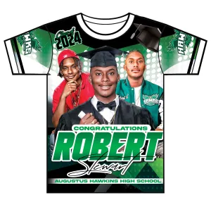 "Robert Stew" Custom Designed Graduation 3D shirt