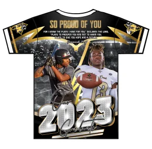 "Salaytheo" Custom Designed Graduation 3D shirt