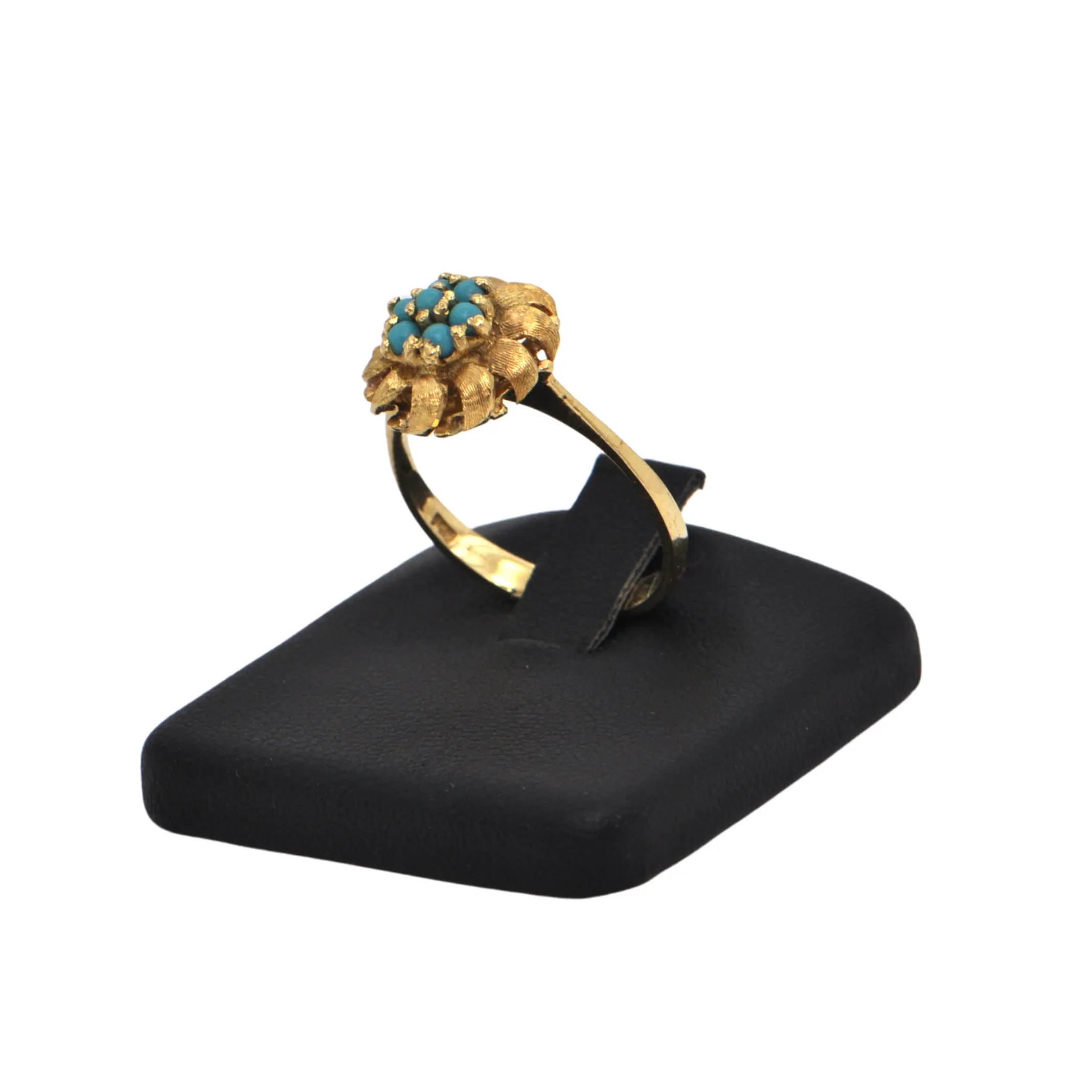 Retro Persian Turquoise 18K Gold Ring 'Italy'