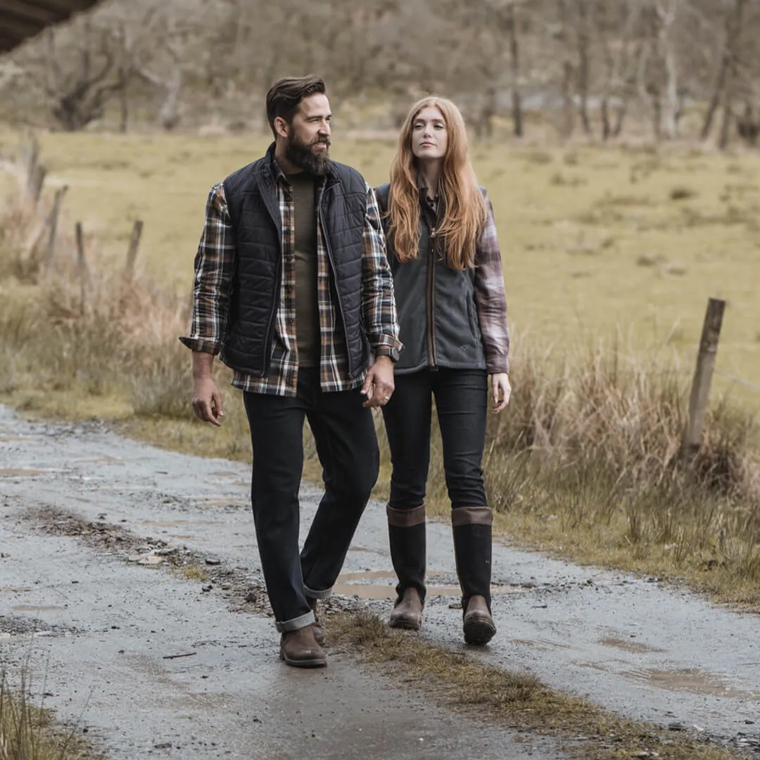 Stenton Ladies Fleece Gilet - Slate Grey by Hoggs of Fife