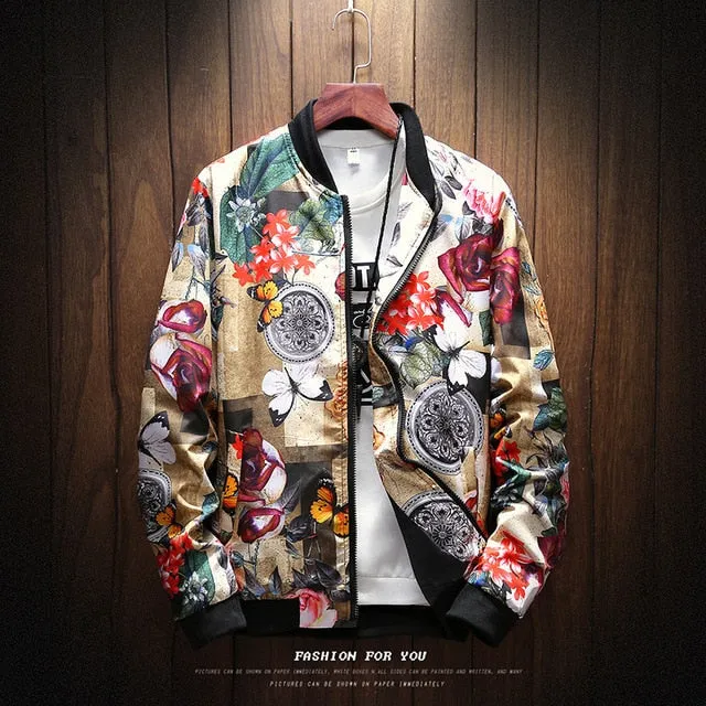 Street Swag Designer Style Floral Jackets