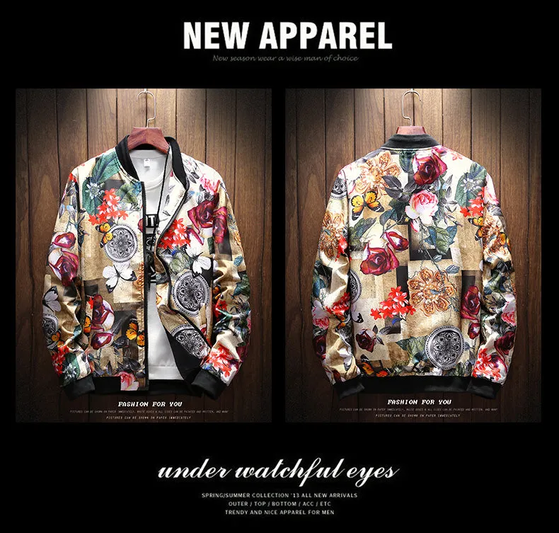 Street Swag Designer Style Floral Jackets