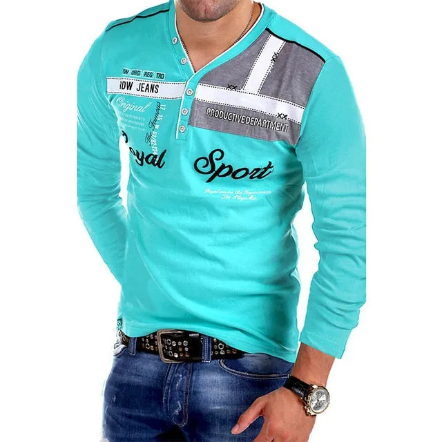 Stylish Athletic Sport Long Sleeve Shirt