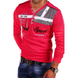 Stylish Athletic Sport Long Sleeve Shirt