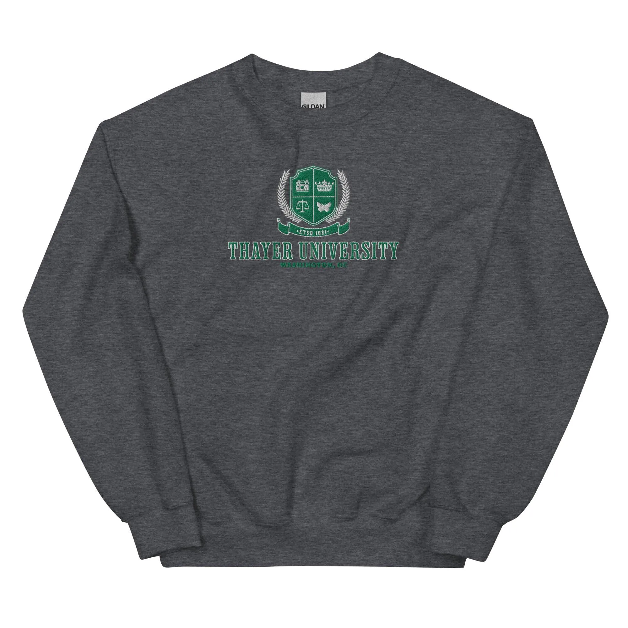 Thayer University Embroidered Sweatshirt