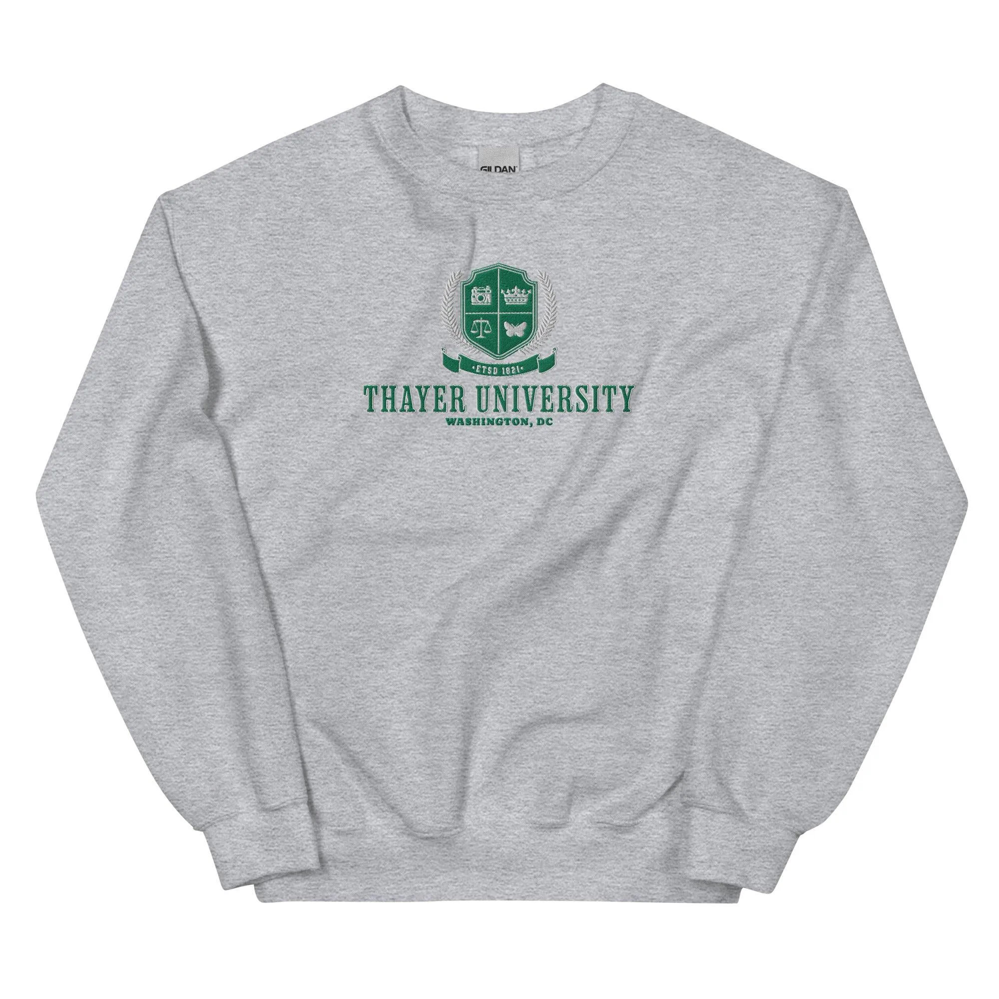 Thayer University Embroidered Sweatshirt