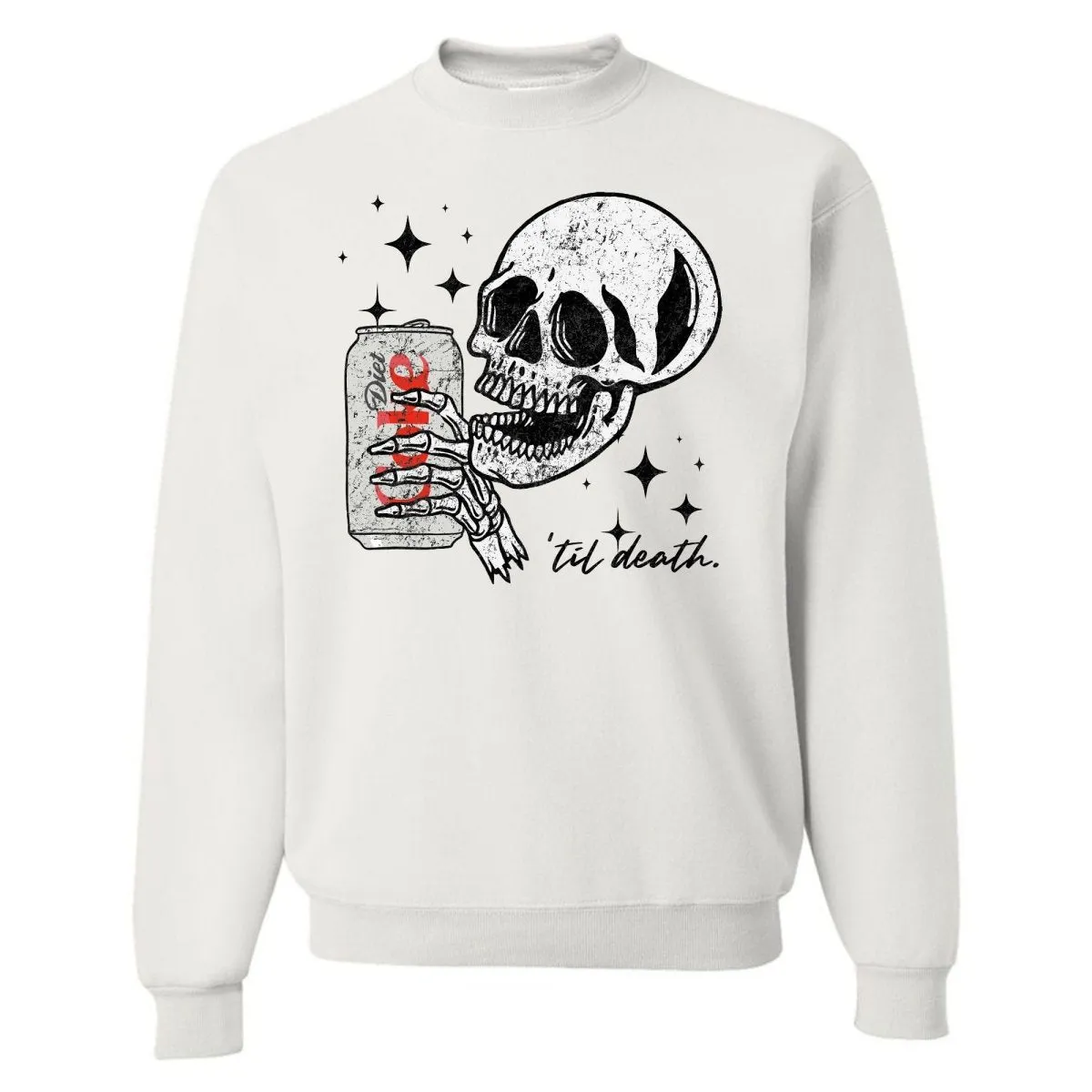 'Til Death Diet Coke' Crewneck Sweatshirt