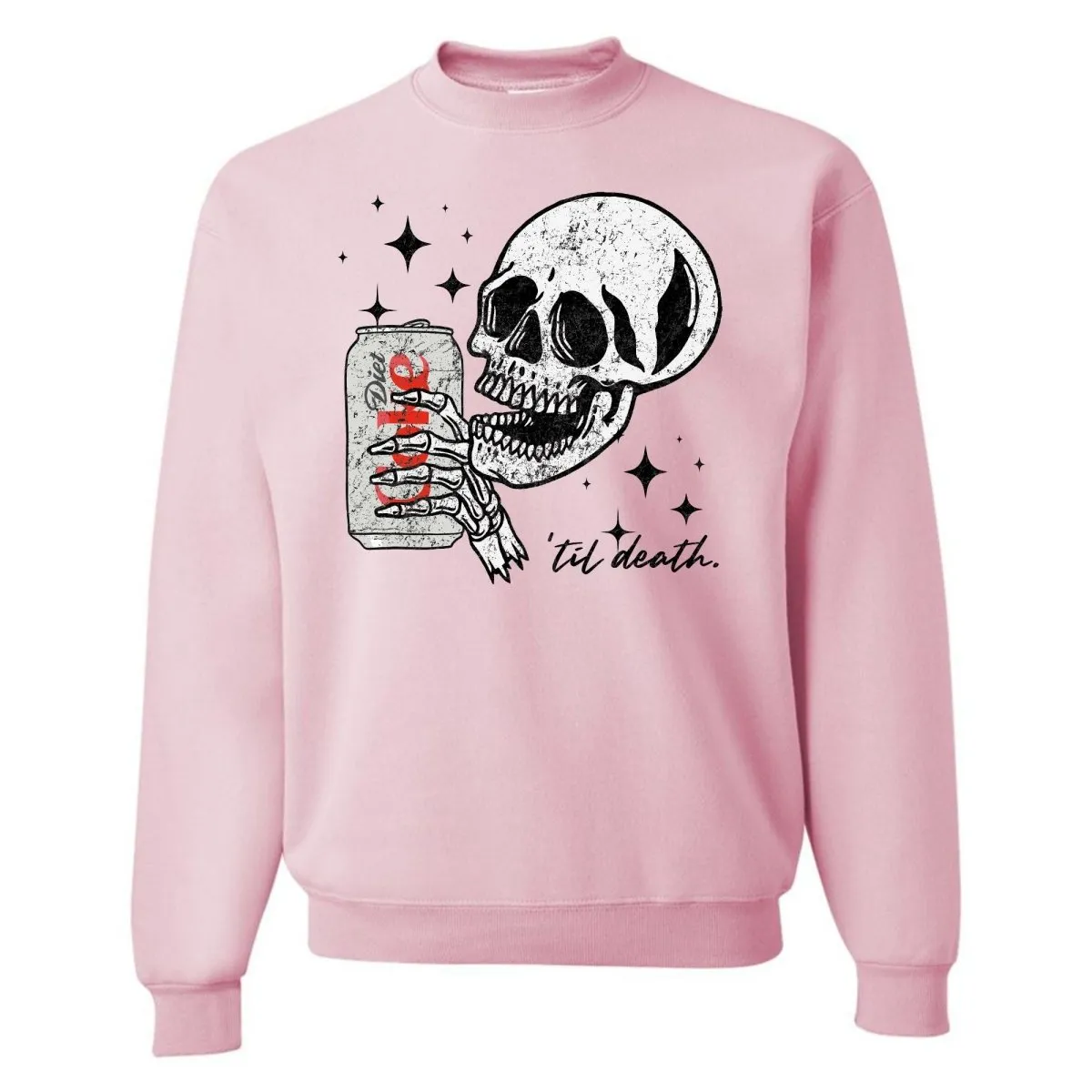 'Til Death Diet Coke' Crewneck Sweatshirt