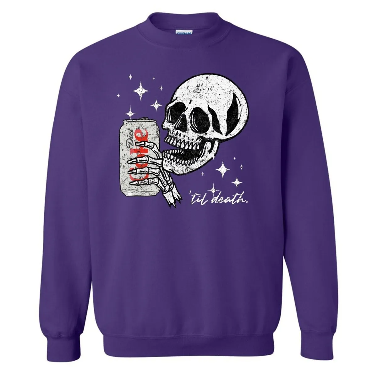 'Til Death Diet Coke' Crewneck Sweatshirt