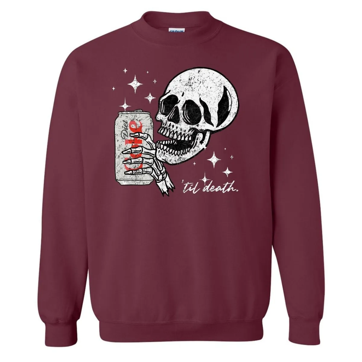 'Til Death Diet Coke' Crewneck Sweatshirt