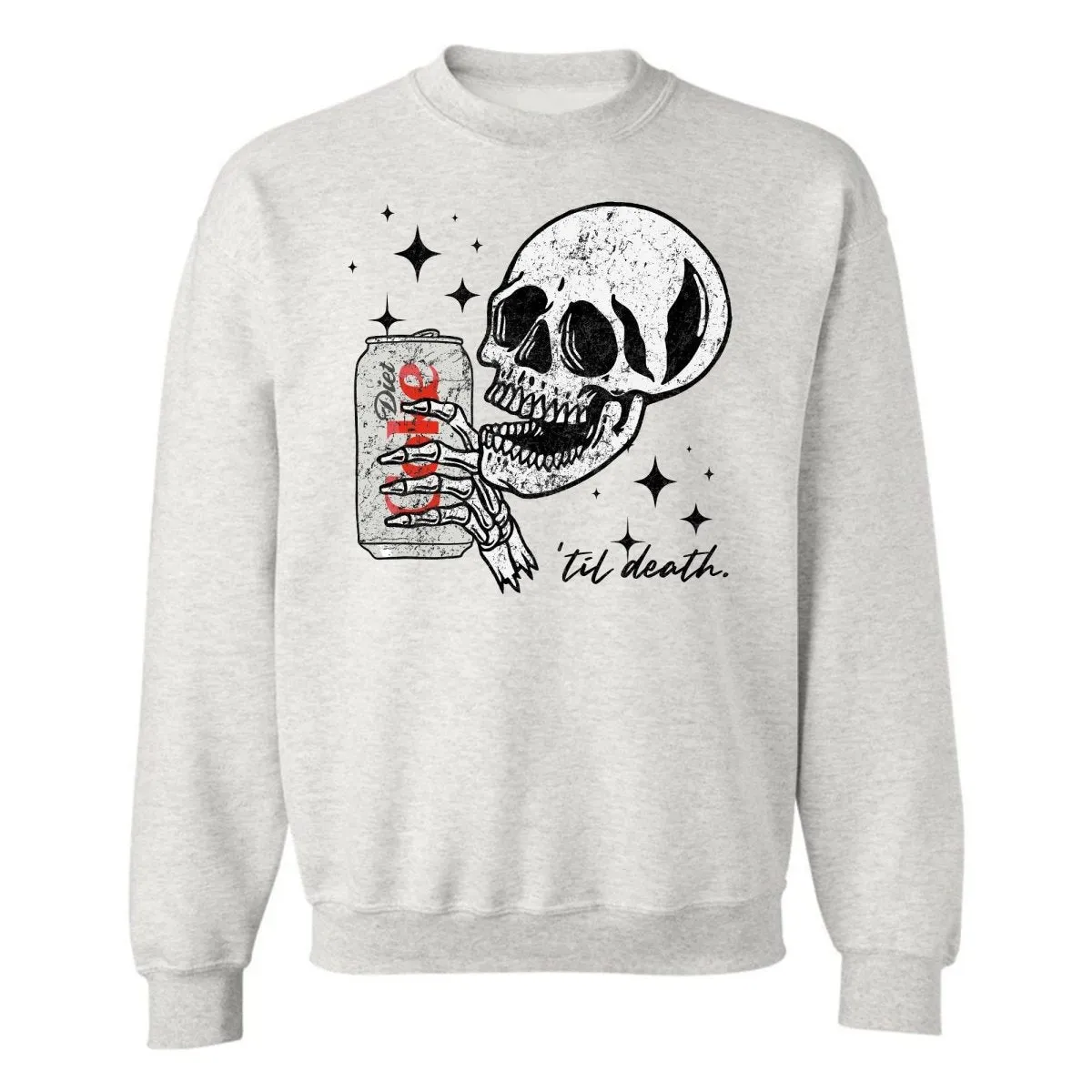 'Til Death Diet Coke' Crewneck Sweatshirt